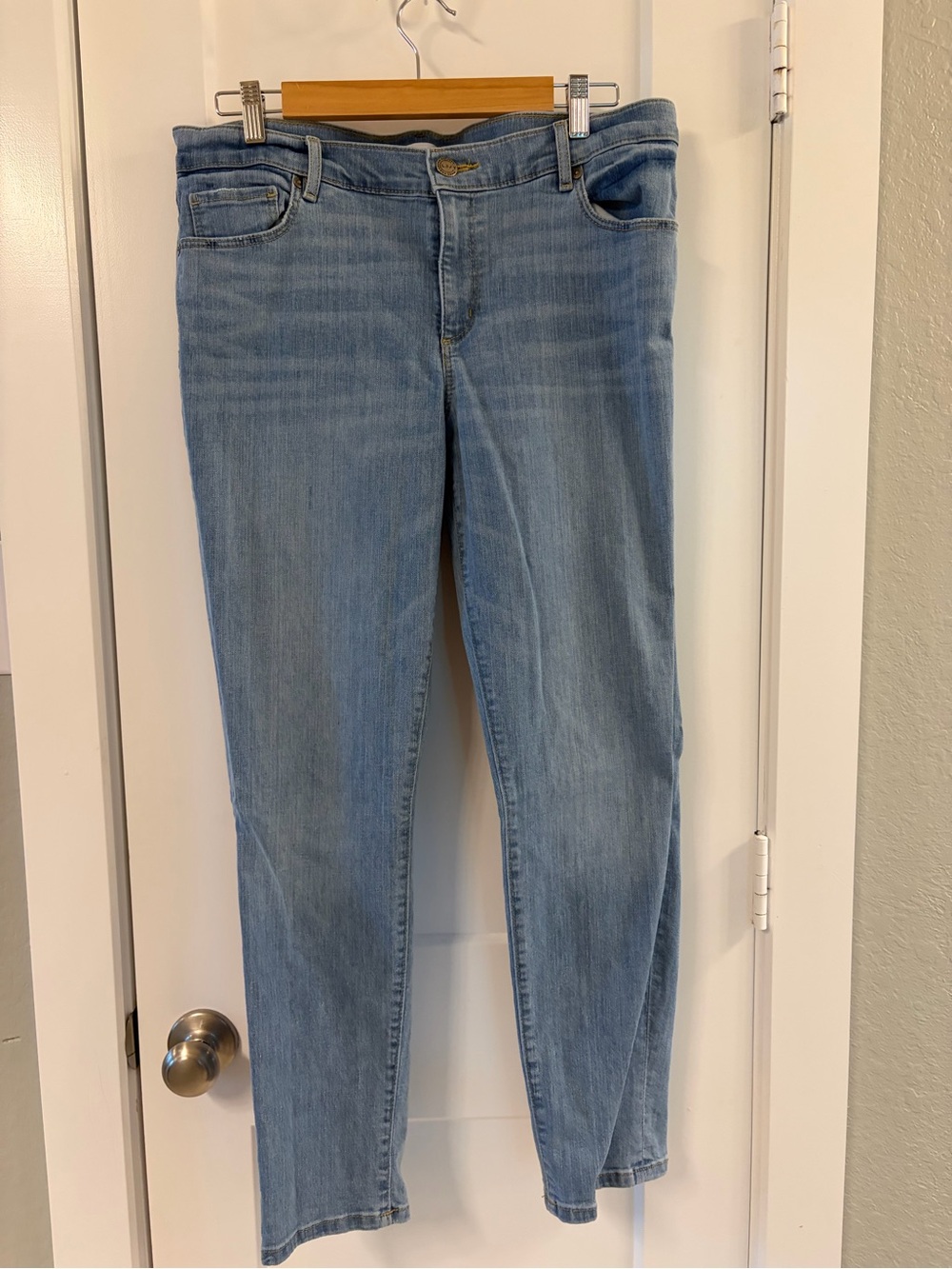 LOFT Light Blue Skinny Jeans for Women
